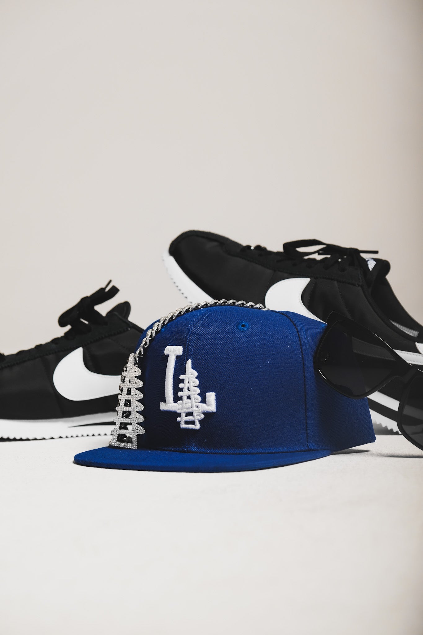 WATTS ANGELES Tower - Dodger Blue Snapback / White Stitching