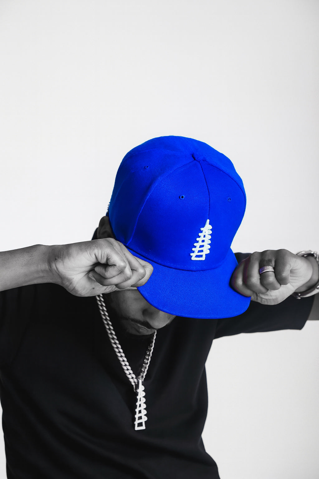 THINK WATTS Tower - Dodger Blue Snapback / White Stitching