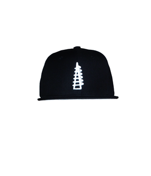 THINK WATTS Tower - Blk Snapback / White Stitching